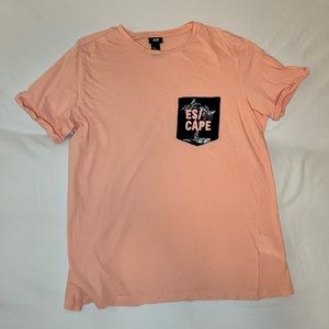 H&M Escape Short Sleeve T-Shirt    Size- M
